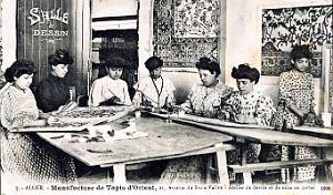 Alger - Avenue du Frais-Vallon - Manufacture de Tapis - 1908